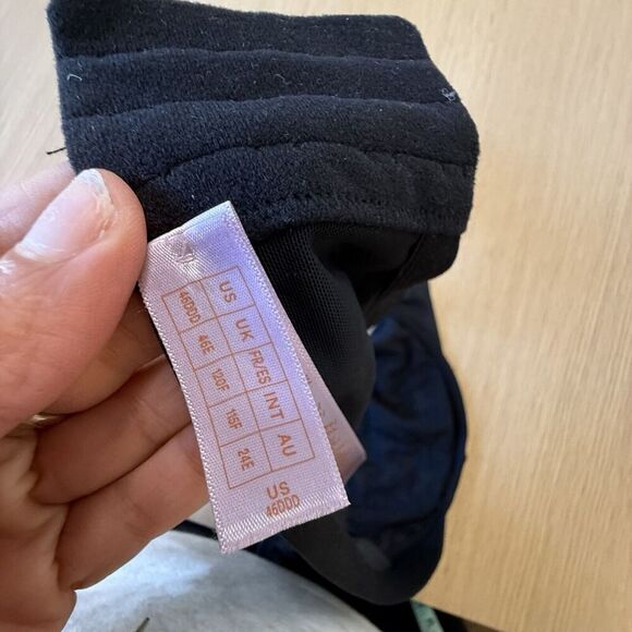 Savage X Fenty 46DDD Underwire Bra Black Lace Unlined Sexy Support 1550 - Picture 7 of 8